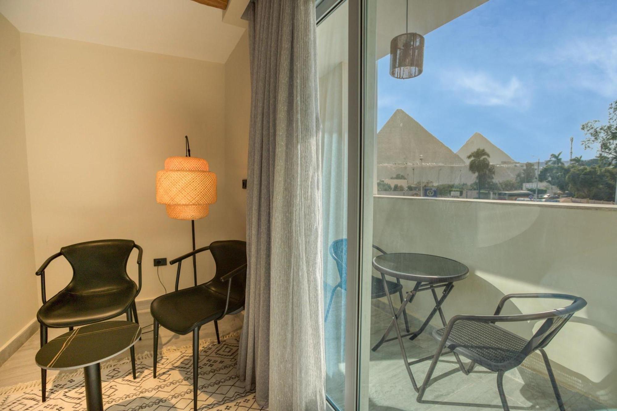 La Boutique Hotel - Vue Des Pyramides Kafret el-Gabal Buitenkant foto