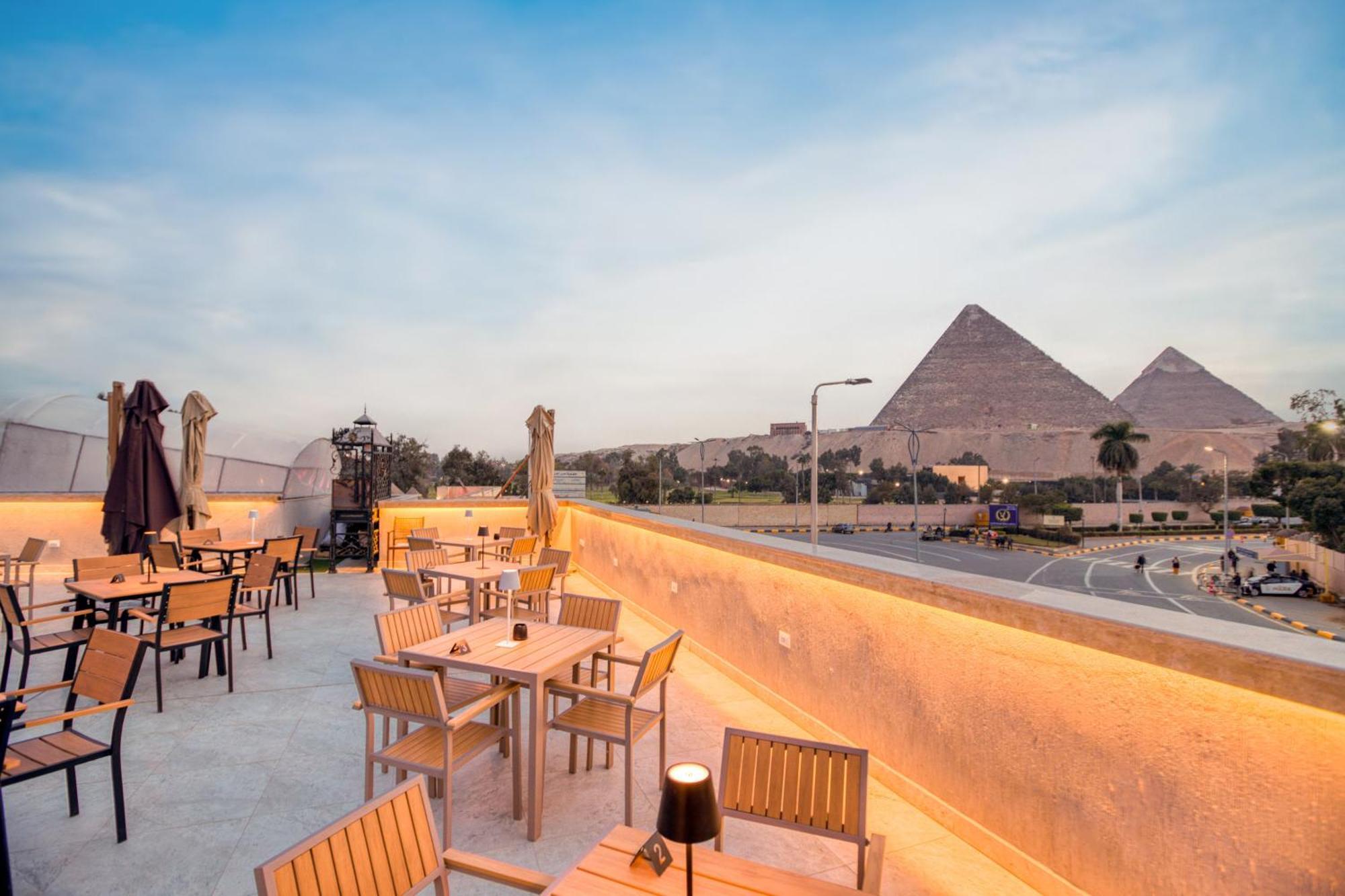 La Boutique Hotel - Vue Des Pyramides Kafret el-Gabal Buitenkant foto