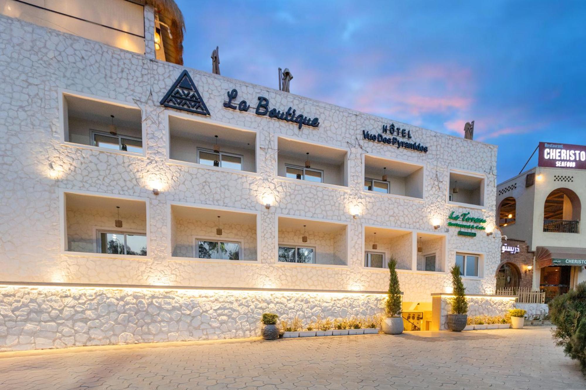 La Boutique Hotel - Vue Des Pyramides Kafret el-Gabal Buitenkant foto